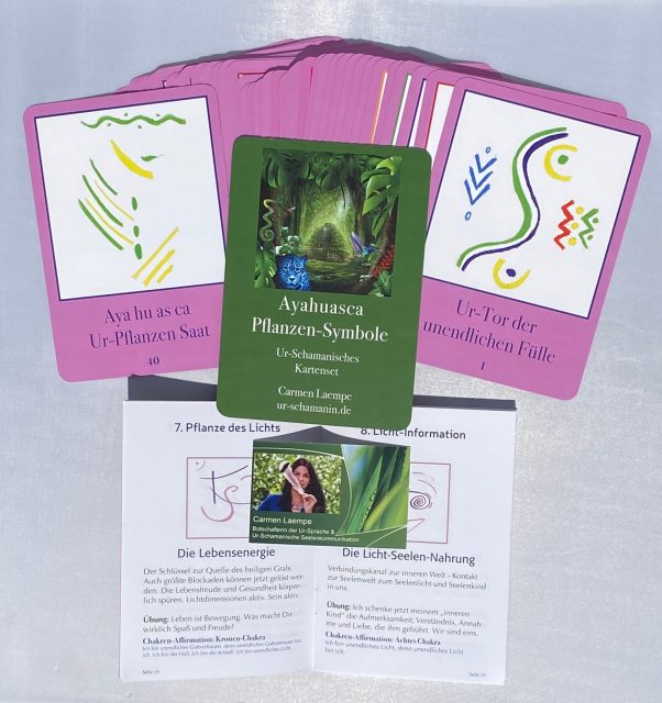 Ayahuasca Transformationskarten - Ayahuasca Pflanzensymbole
